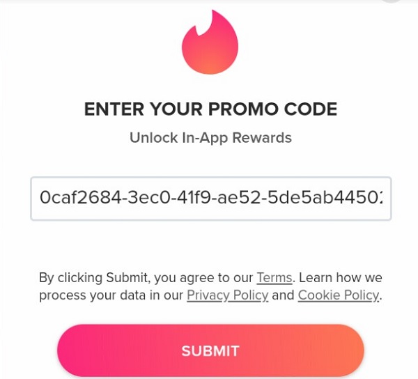 Apply Tinder Promo Code