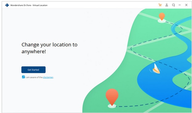 Dr.fone change location