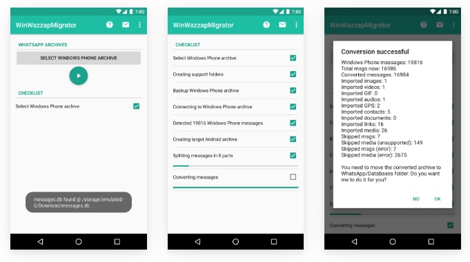 extract whatsapp backup on android