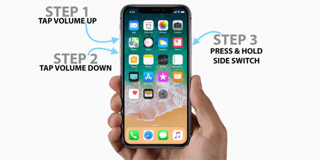 force restart iphone x