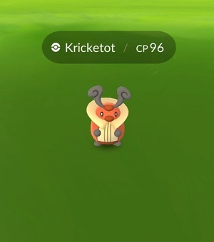 pokemon go kricketot encounter