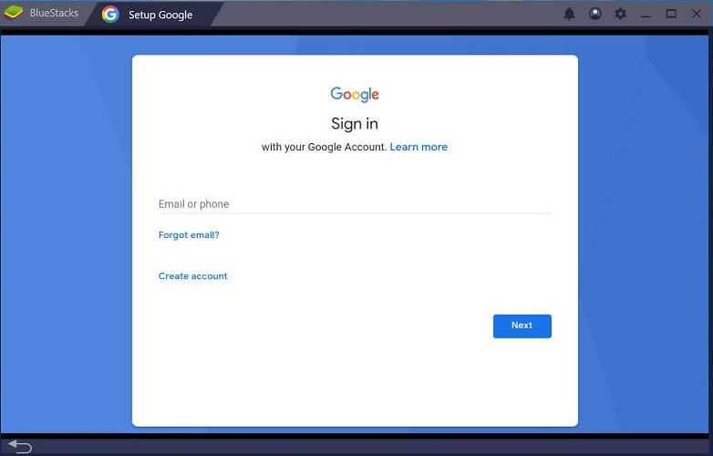 set up google account