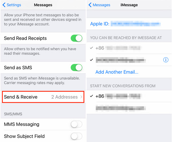 How to fix iPhone Messages not syncing with mac-Activated iMessages Email