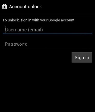 Account unlock Google