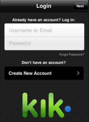 step 6 to reset Kik password