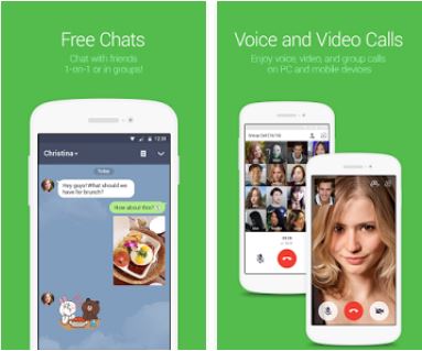 free phone calls app - Line