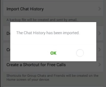 import line chat history