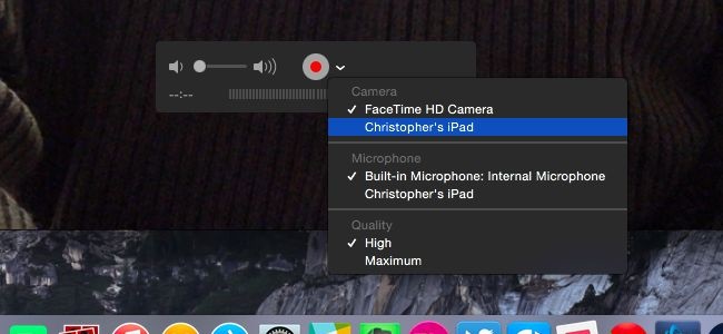 best screen recorder for iPad - Quicktime
