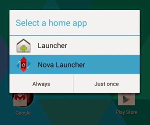 hide apps with nova launcher prime