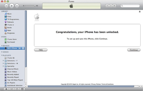 unlock iPhone 7 Plus finished
