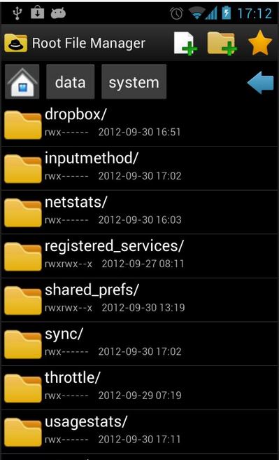 root file manager
