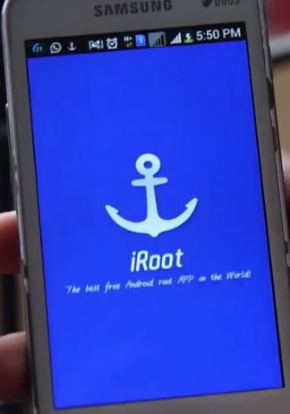 root zte with iroot-start the rooting process