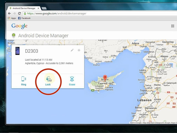 android device manager remove htc screen lock