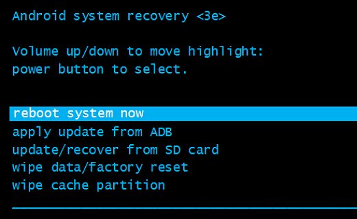 factory reset samsung tablet - perform factory reset
