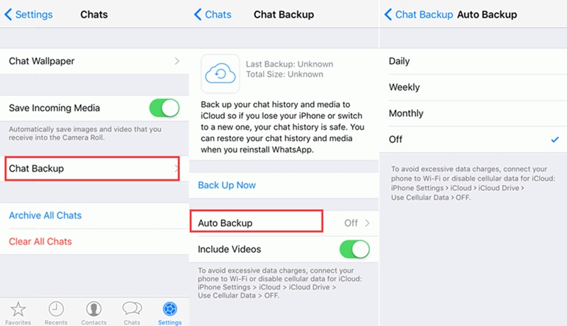 how to fix whatsapp not workiing on iphone-turn-off-whatsapp-auto-backup