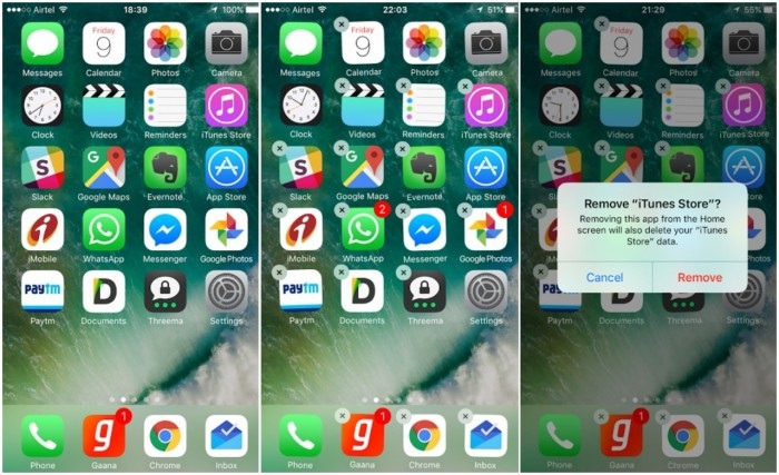how to delete apps on iphone-find the preinstalled app