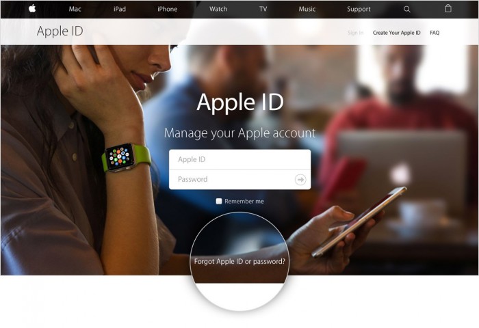manage apple id account