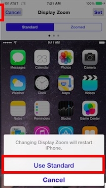 iphone screen wont rotate-use standard