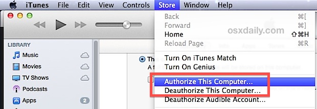 reauthorize itunes to fix iphone not syncing