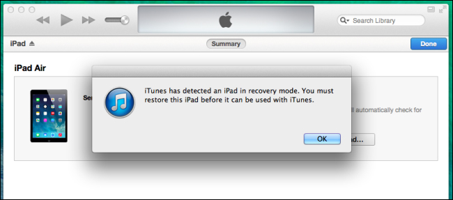 fix ipad problems in recovery mode
