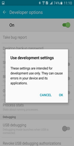 enable usb debugging on s5 s6 - step 5