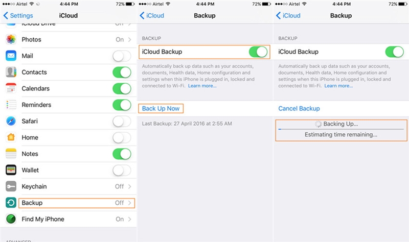 how to backup iphone-backup iphone contacts with icloud