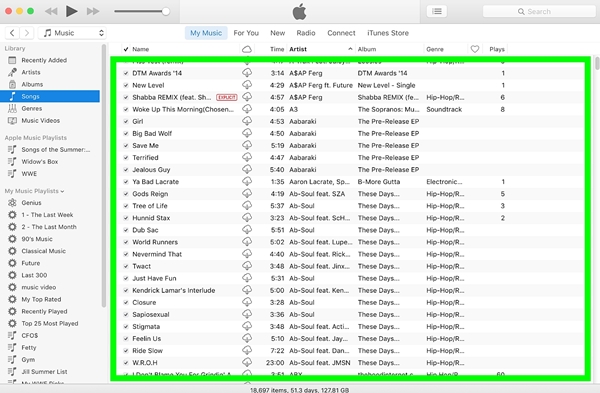 delete songs from itunes library