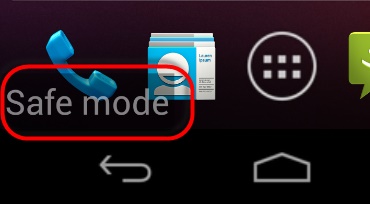 android safe mode