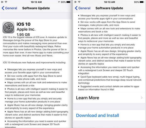 Remove Spyware from iPhone-Update your iOS