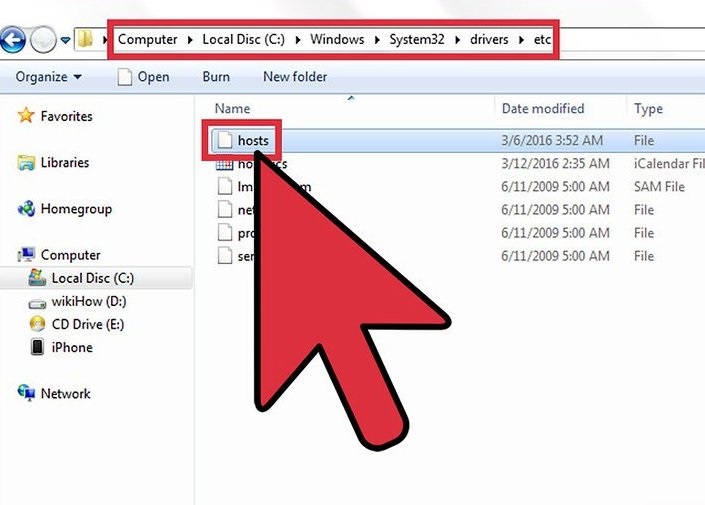 itunes error 3194-find windows host files