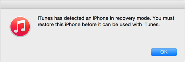 restore iphone in recovery mode