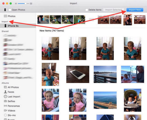 get videos off iphone to mac using iPhotos
