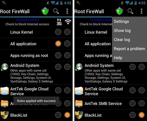 Top Android Root App: Root Firewall Pro