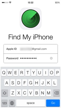 Format iPod without iTunes-lauch the lost my iphone app and login apple id and password