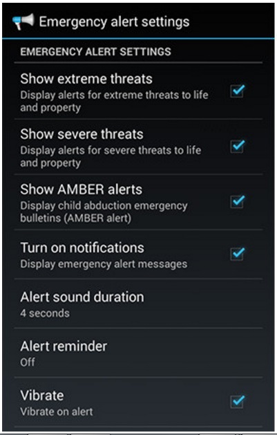 disabling all alerts android 