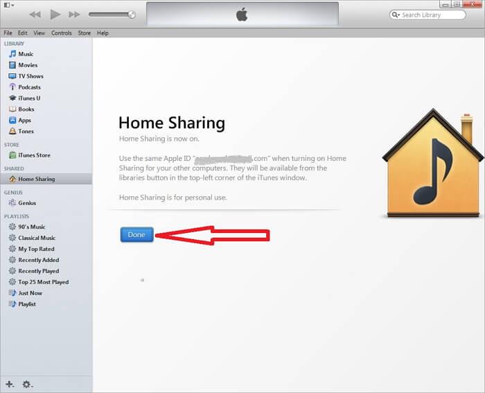 itunes home sharing-Turn On Home Sharing