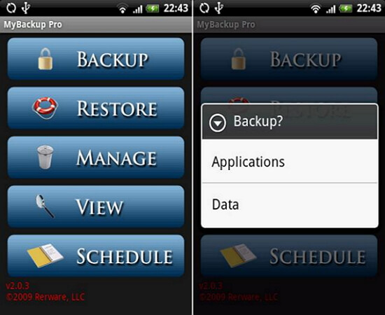 free android sd card backup