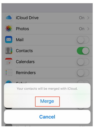 transfer contacts from iphone to iphone using icloud sync