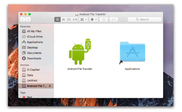 connect android to mac with Android file transfer