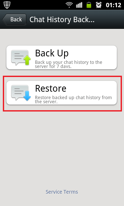 restore wechat messages