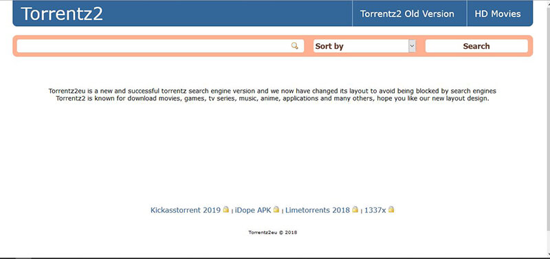 active torrent sites - Torrentz2