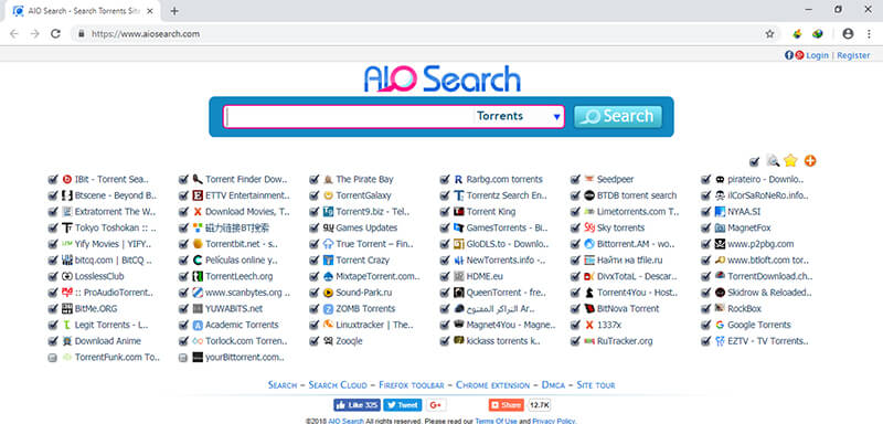 torrent search engine - aio search