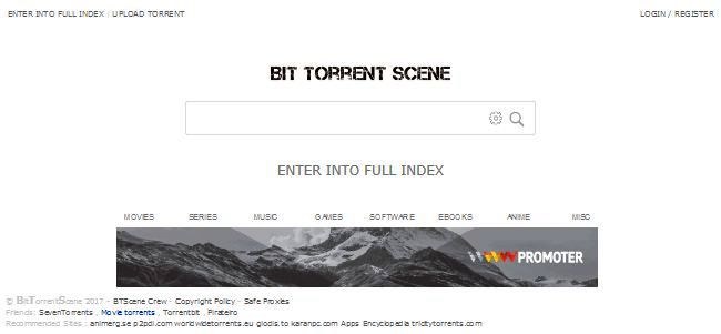 most popular torrent sites - bt scene