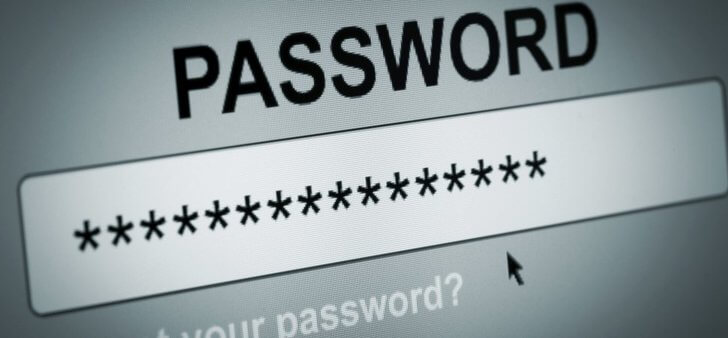 black internet - complex password