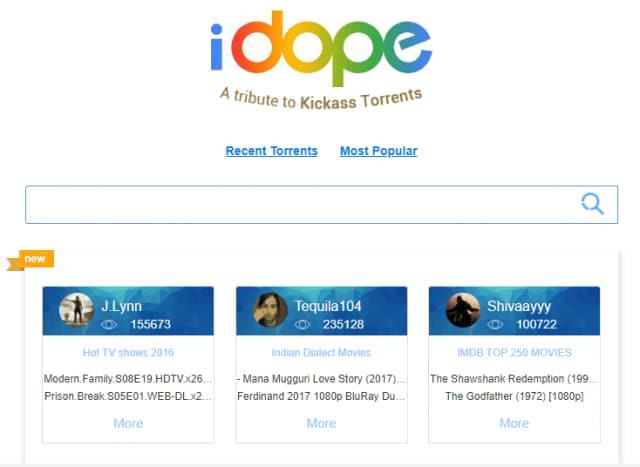 music torrenting sites - idope