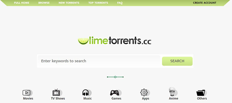 most popular torrent sites - lime torrents