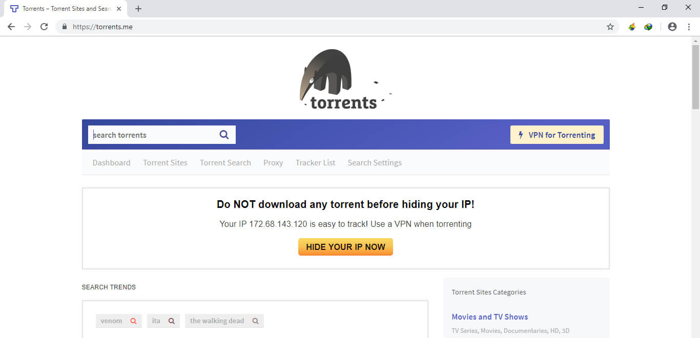 torrent search engine - torrents.me