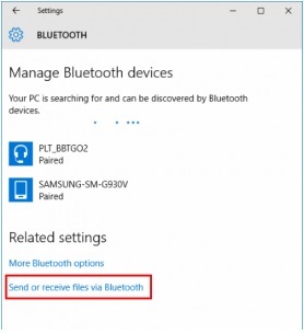 how to transfer files from pc to android-Send and receive files via Bluetooth