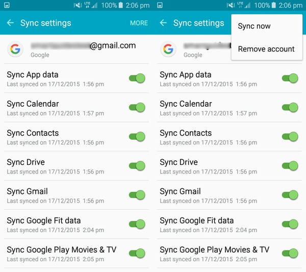 transfer from icloud to samsung S10/S20 - sync data