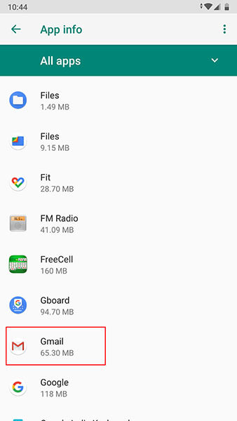 gmail not working android - search gmail
